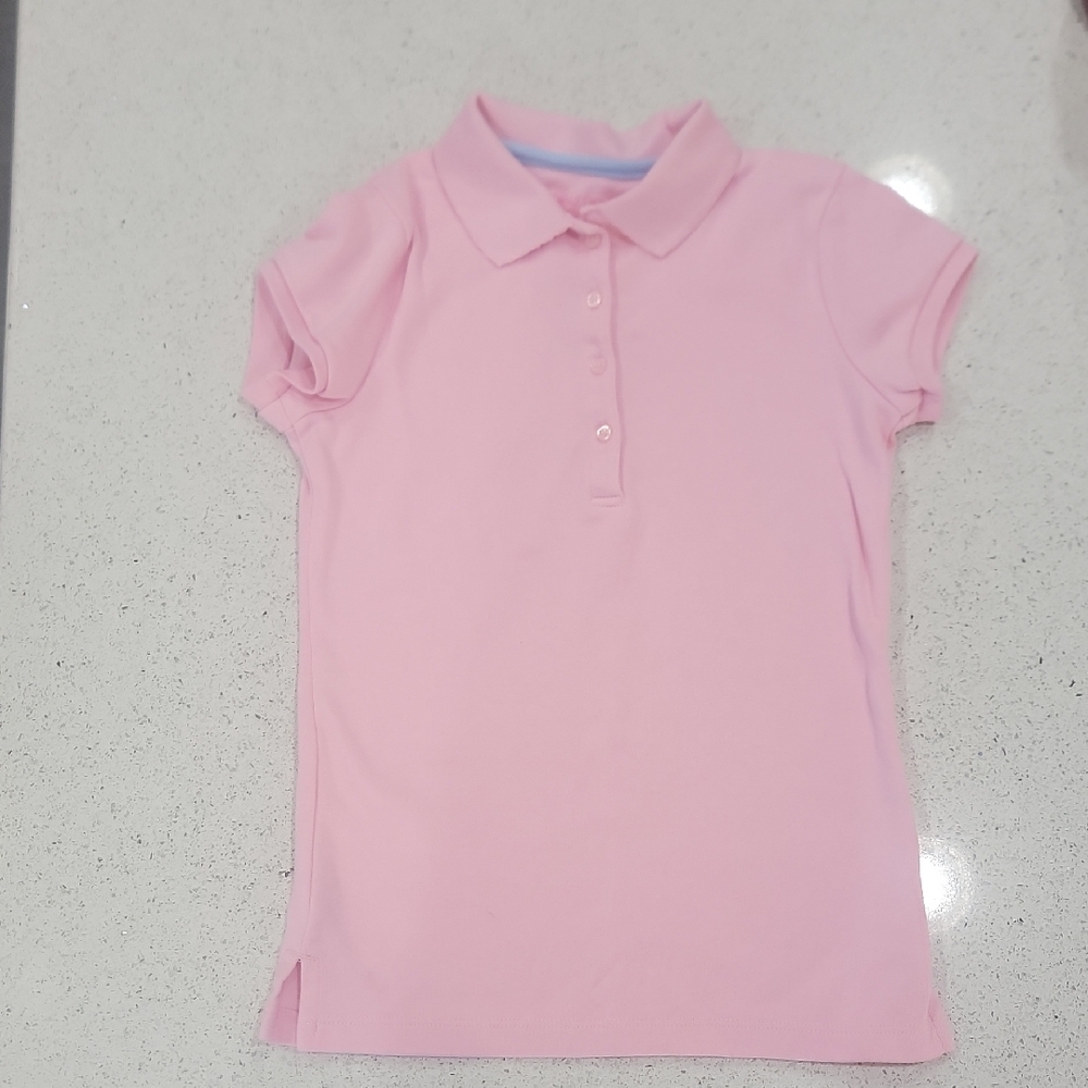 Pink Kids Nautica School Uniform Shirt